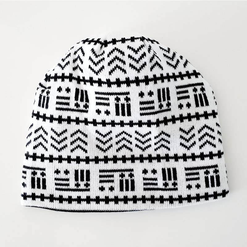 Bonnet Bogolan réversible