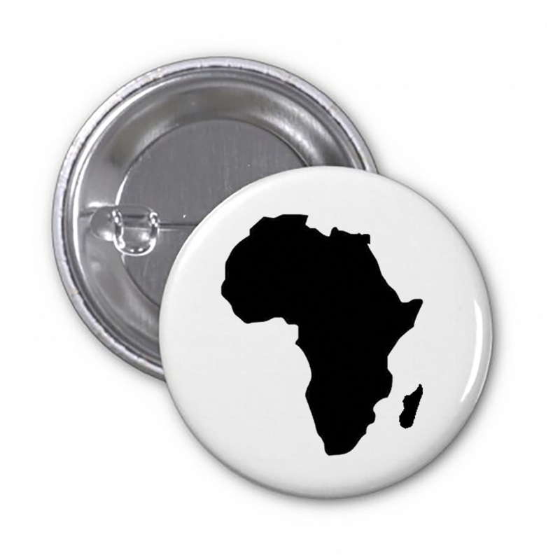 Africa Emblem badge (b/w)