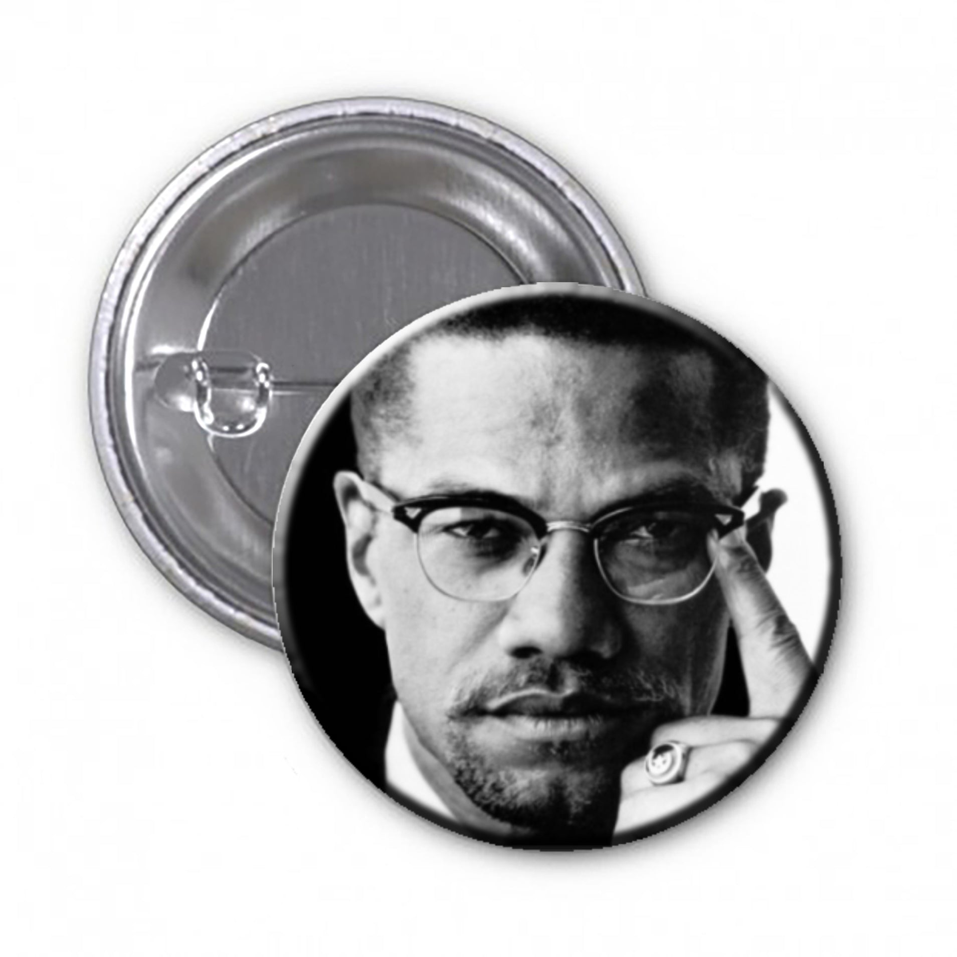 Malcolm X Emblem badge