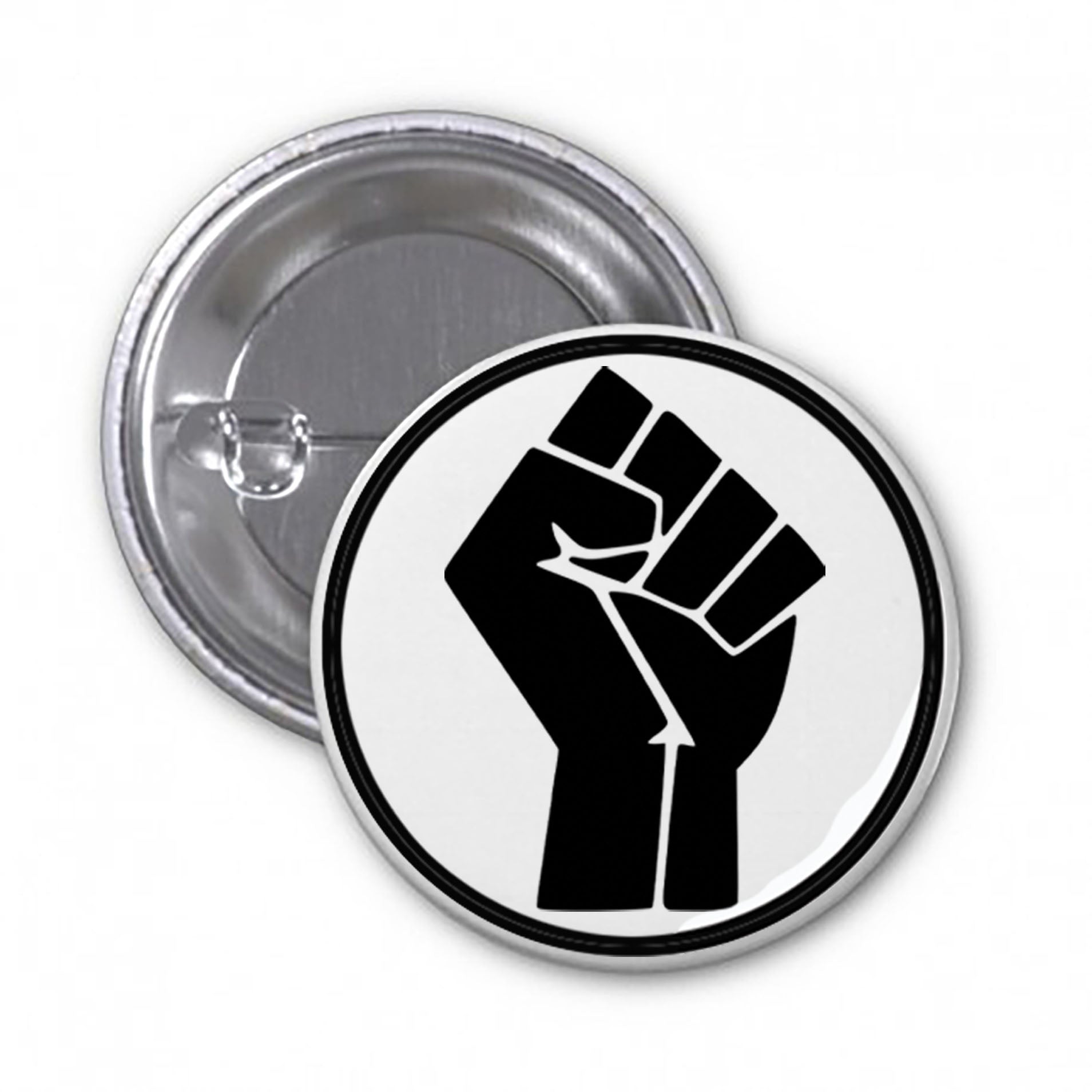 Black fist Emblem badge