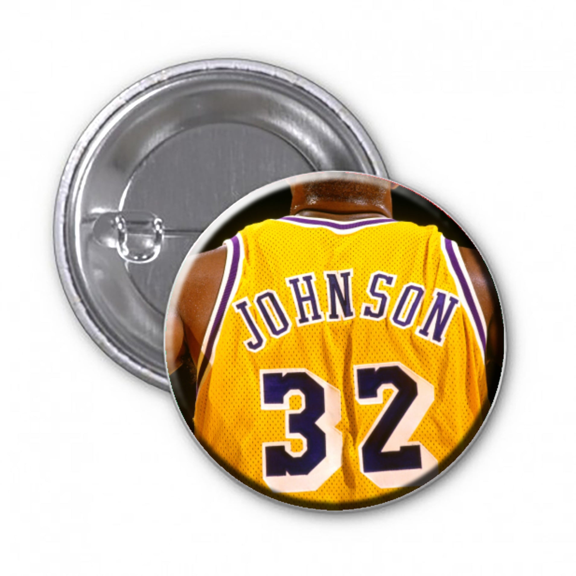 Magic Johnson 32 Emblem badge