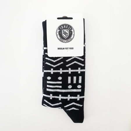 Chaussettes BLACK BOGOLAN feet mood